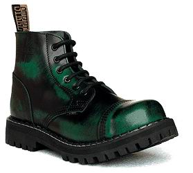Topánky Steel - 6 - dierkové zelená - Kliknutím na obrázok zatvorte -